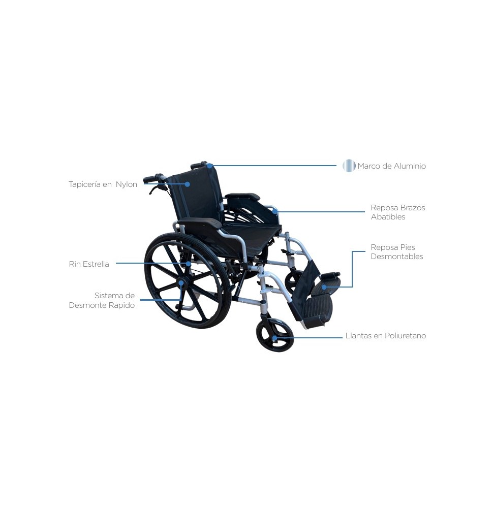 silla de ruedas liviana