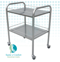 MESA AUXILIAR EN ACERO INOXIDABLE