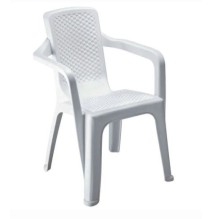 silla plastica con brazos y tacon antideslizante