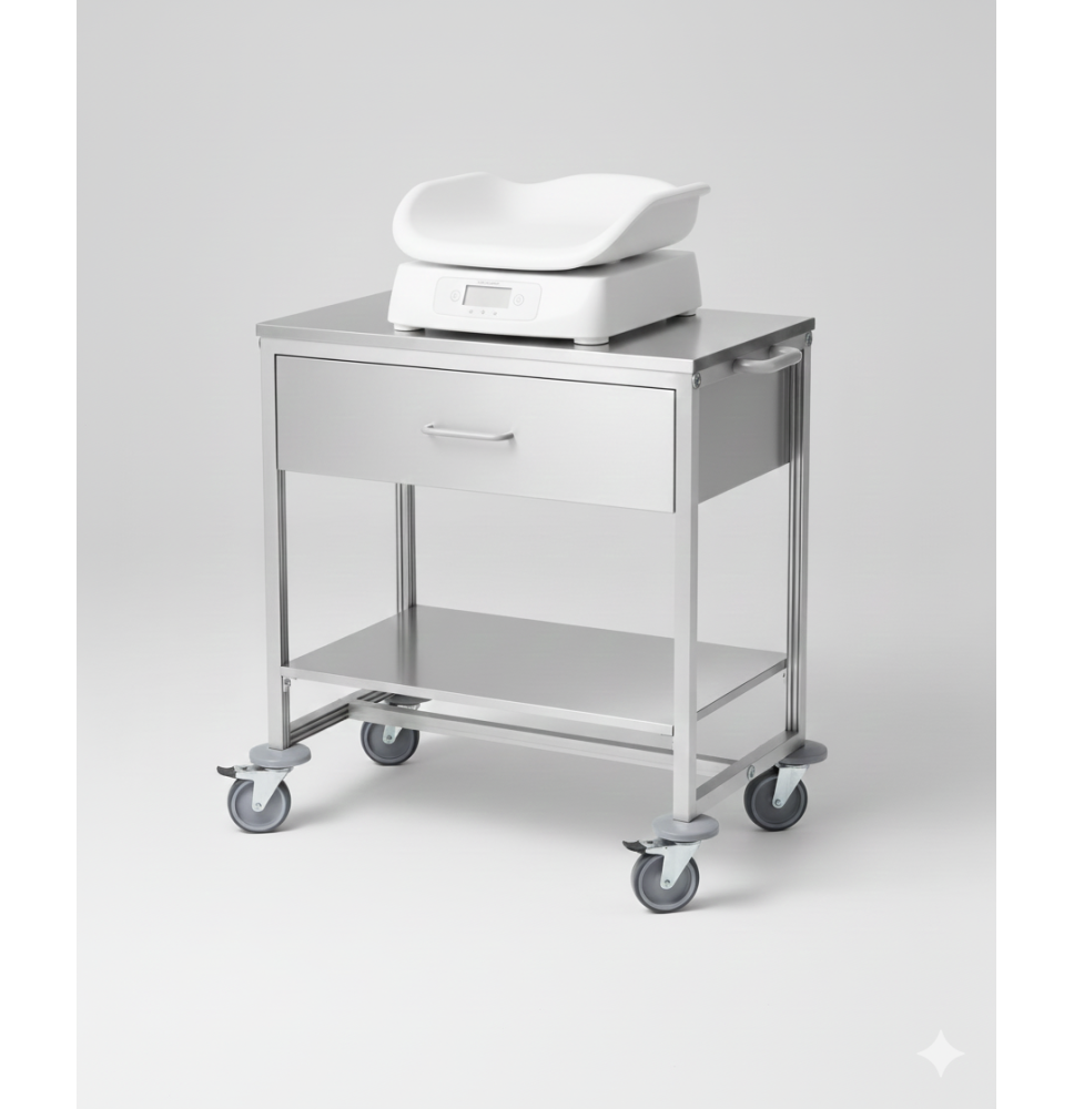 carrito para bascula pesa bebes