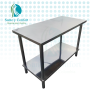MESON EN ACERO INOX CON ENTREPANO