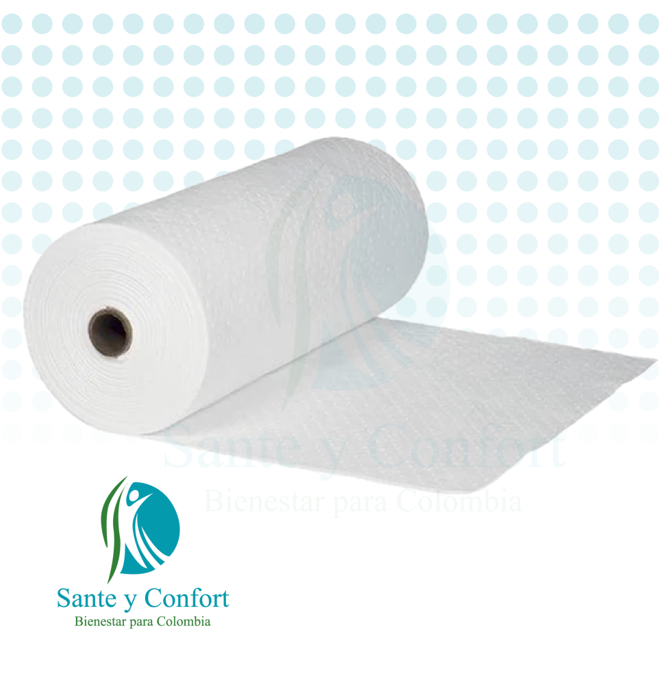 TELA ABSORBENTE OLEOFILICA ROLLO DE 45 METROS X 70 CM