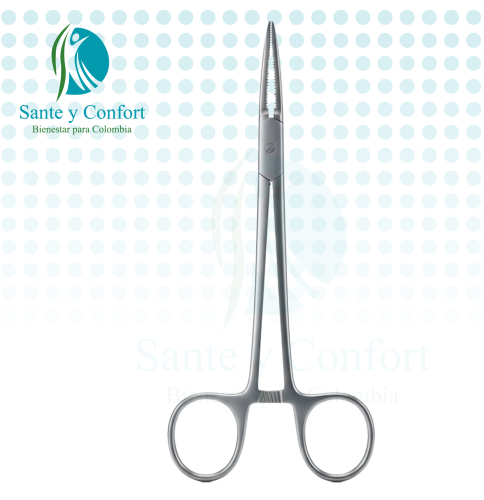 Pinza Kelly Recta 16 cm Hemostática | Sante y Confort