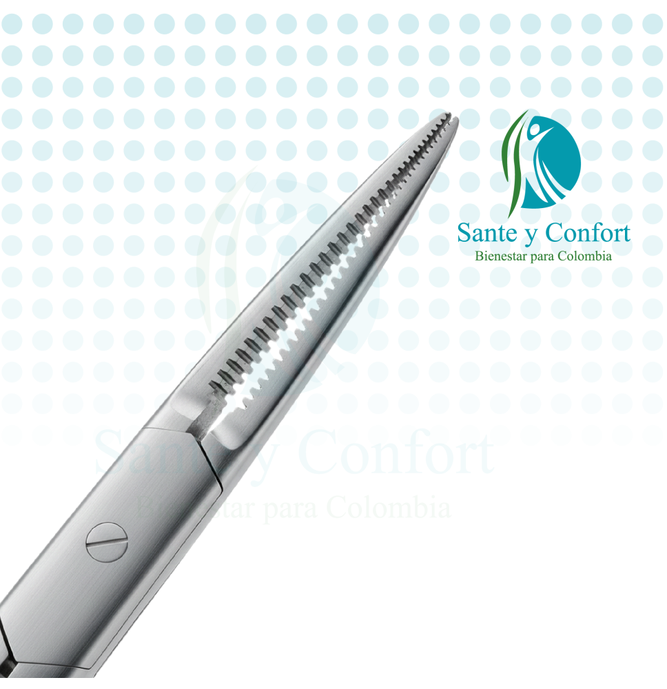 Pinza Kelly Recta 16 cm Hemostática | Sante y Confort
