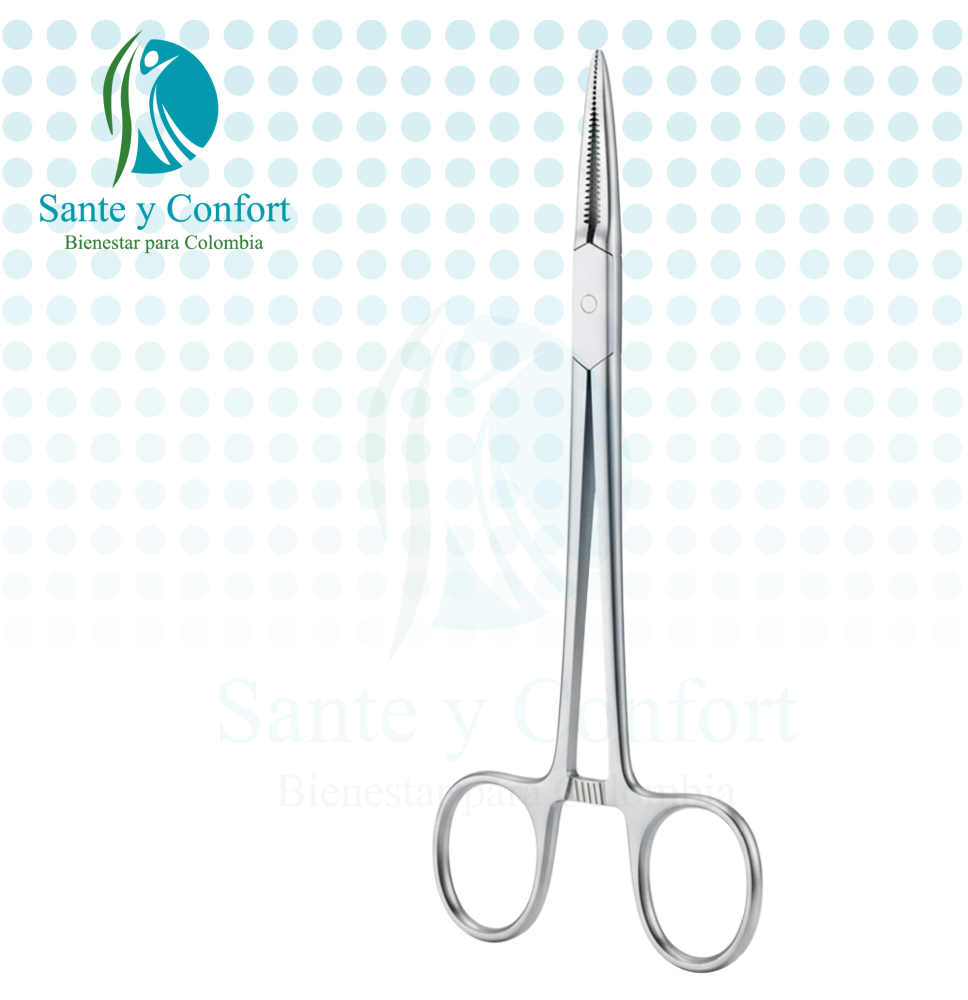 Pinza Kelly Recta 16 cm Hemostática | Sante y Confort