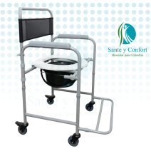 silla sanitaria con ruedas