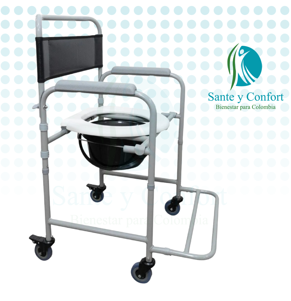 silla sanitaria con ruedas