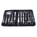 Kit  de diseccion peque&ntilde;a cirugia x 13 piezas