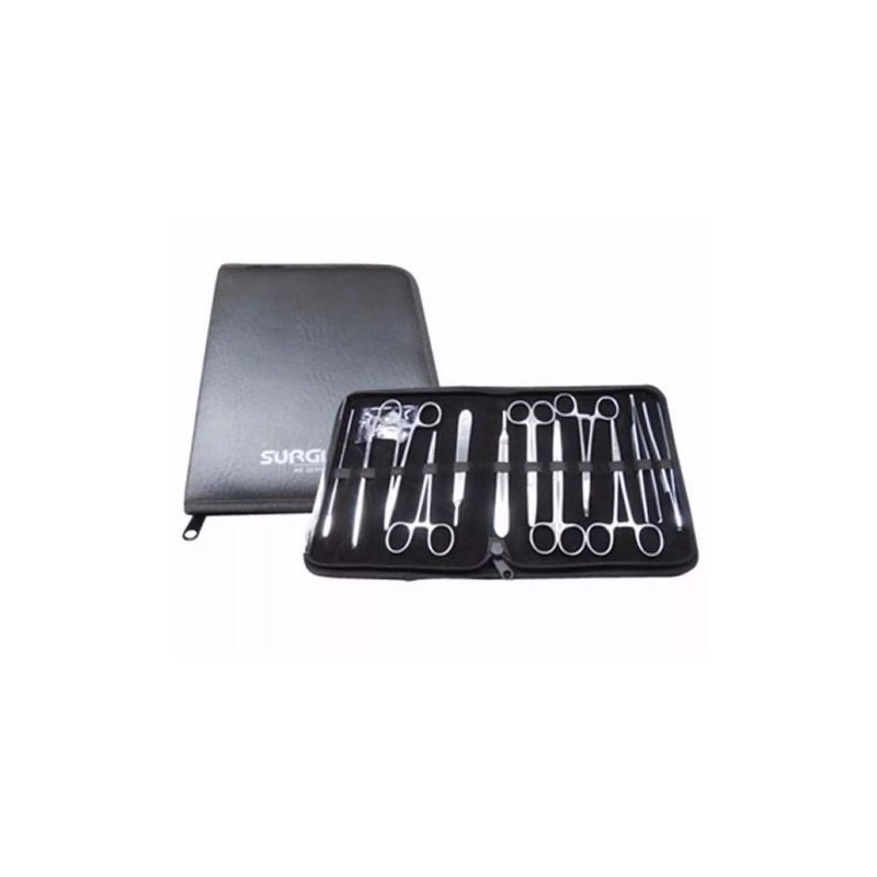 Kit  de diseccion pequeña cirugia x 13 piezas