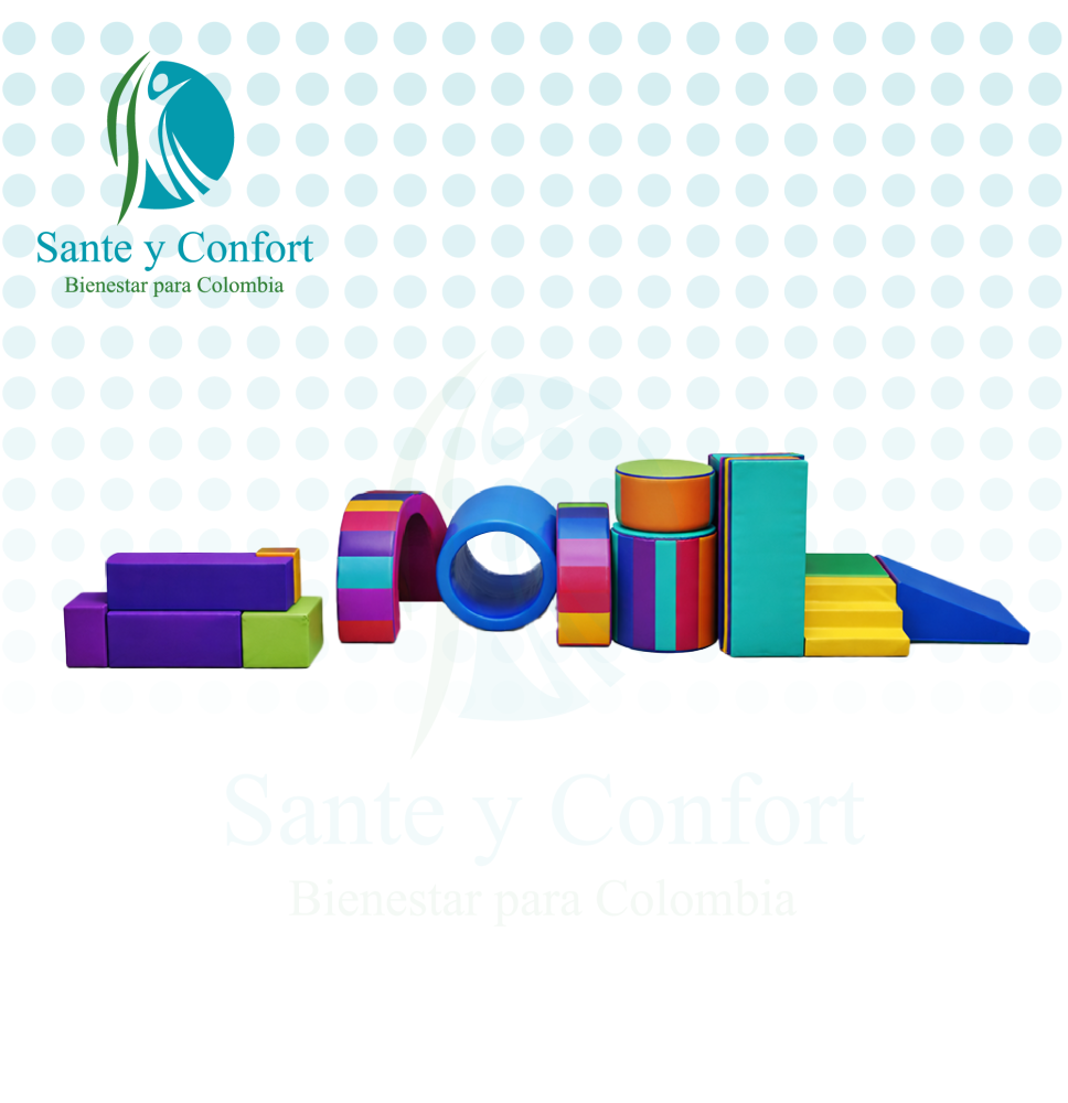 Modulo Psicomotor 18 piezas | Sante y Confort