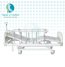 Cama Hospitalaria Eléctrica 4 Movimientos YKB001 | Barandas en Aluminio Sante y Confort