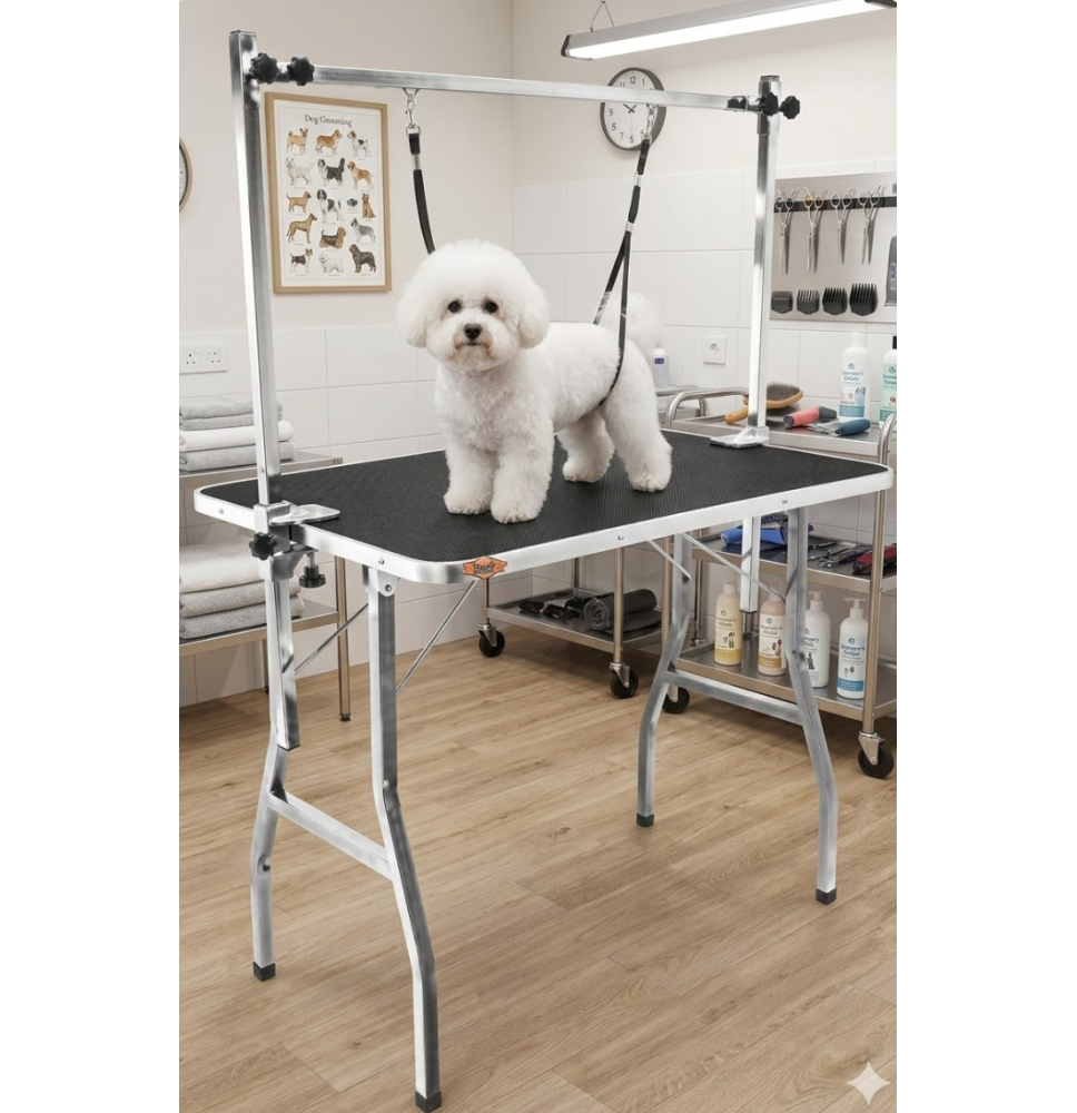 Mesa peluqueria veterinaria