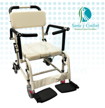 Silla Sanitaria en Aluminio Ajustable y Segura | Sante y Confort