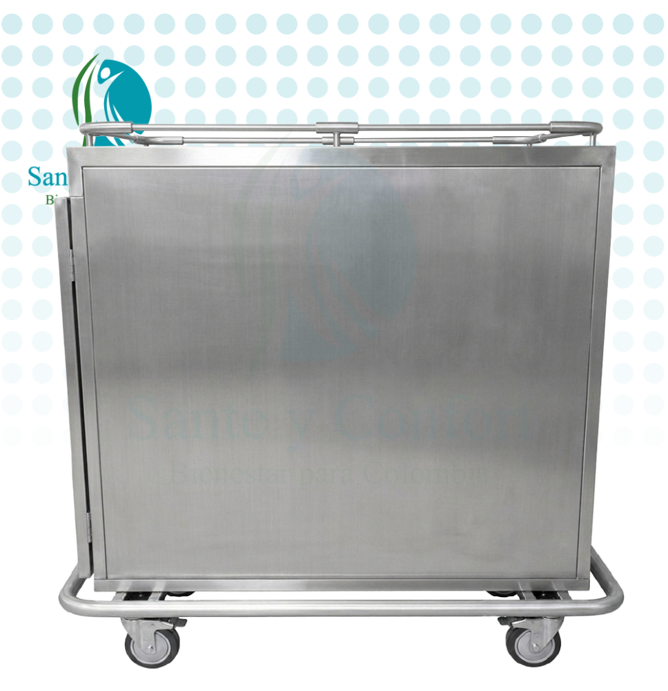 Carro Termo 30 Bandejas Acero Inoxidable | Sante y Confort