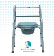 Caminador Doble Apoyo con Recipiente Sanitario | Sante y Confort