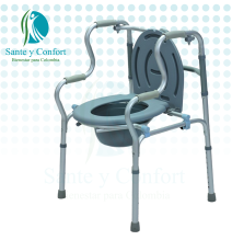 Caminador Doble Apoyo con Recipiente Sanitario | Sante y Confort