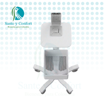 Carro para Monitor con platina de sujeción y ruedas