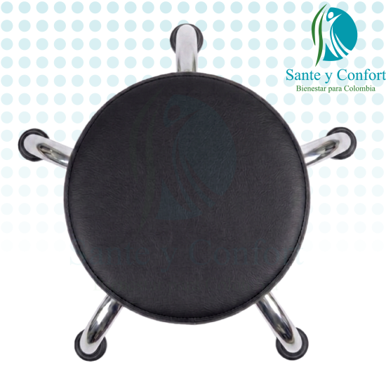 Butaco Cromado Médico Ergonómico | Sante y Confort