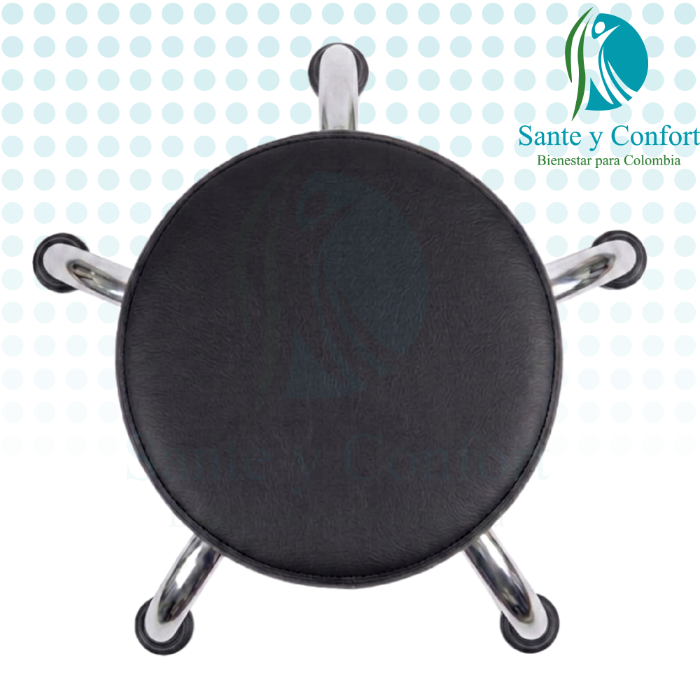 Butaco Cromado Médico Ergonómico | Sante y Confort