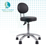 Butaco Cromado con Espaldar Ergonómico | Sante y Confort