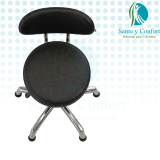 Butaco Cromado con Espaldar Ergonómico | Sante y Confort