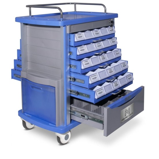 carro de medicamentos en abs