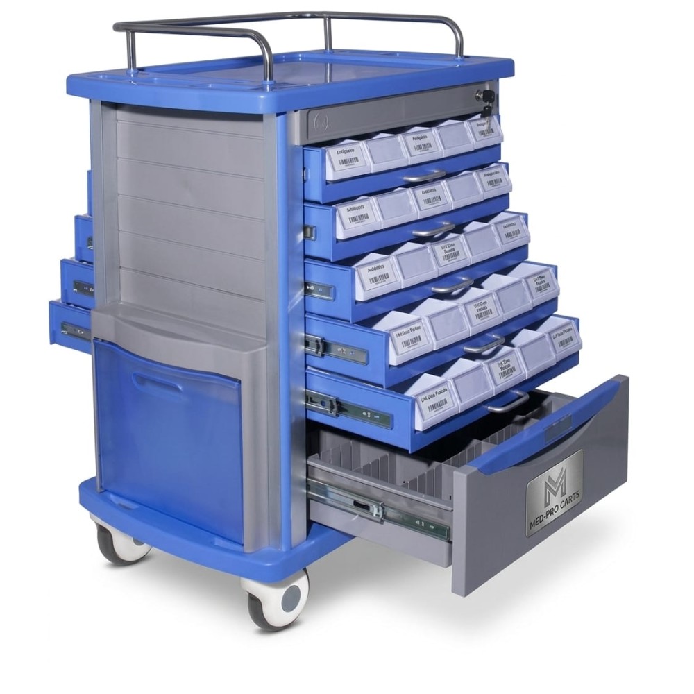 carro de medicamentos en abs