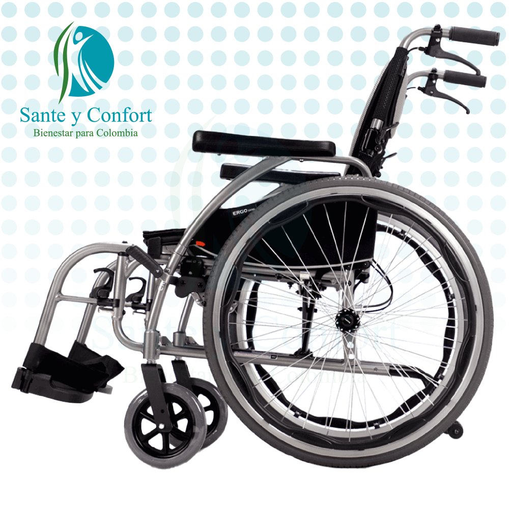 Silla de Ruedas Karma Ergo 3 Ultraligera de Aluminio | Sante y Confort