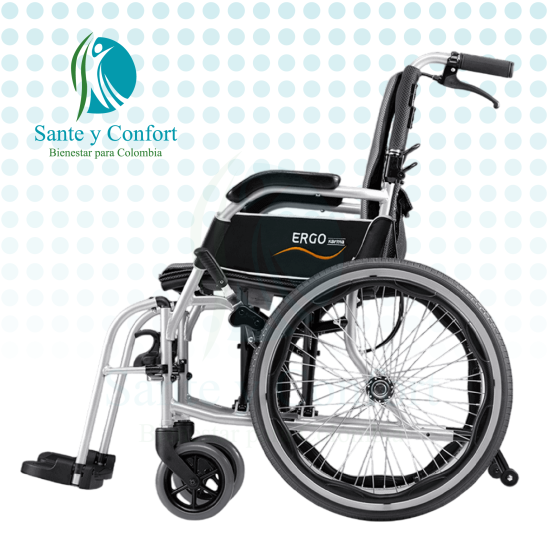 Silla de Ruedas Ergo Lite 2 Ultraliviana de Aluminio | Sante y Confort