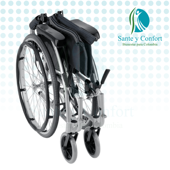 Silla de Ruedas Ergo Lite 2 Ultraliviana de Aluminio | Sante y Confort