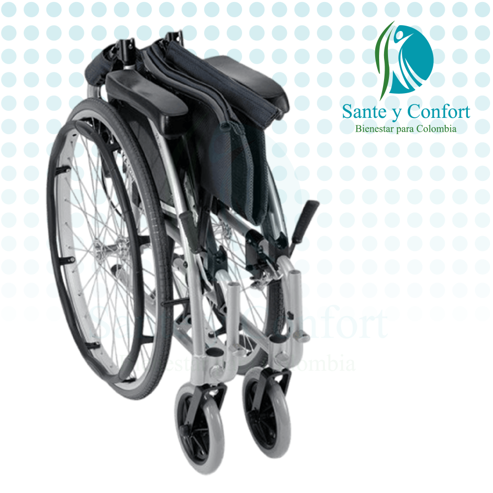 Silla de Ruedas Ergo Lite 2 Ultraliviana de Aluminio | Sante y Confort