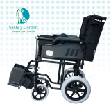Silla de Ruedas de Transporte Tipo Escritorio Plegable | Sante y Confort
