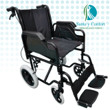 Silla de Ruedas de Transporte Tipo Escritorio Plegable | Sante y Confort