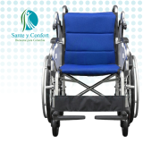 Silla de Ruedas Plegable de Aluminio Estándar y Transporte | Sante y Confort