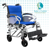 Silla de Ruedas Plegable de Aluminio Estándar y Transporte | Sante y Confort