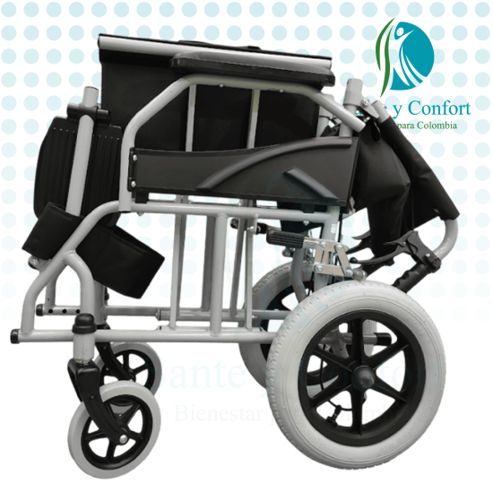 Silla de Ruedas Estándar de Transporte Plegable | Sante y Confort