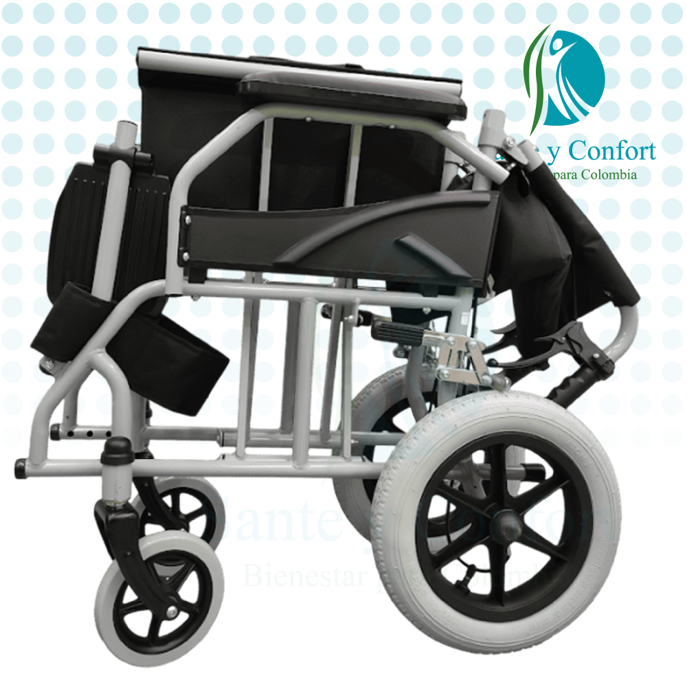 Silla de Ruedas Estándar de Transporte Plegable | Sante y Confort