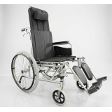 silla de ruedas reclinable en aluminio