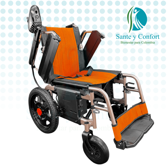 Silla de Ruedas Eléctrica Plegable con Joystick