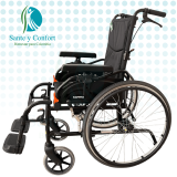 Silla de Traslado Agile Ultraligera 8.2 kg con Apoya Brazos | Sante y Confort