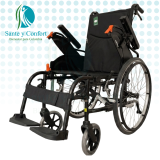 Silla de Traslado Agile Ultraligera 8.2 kg con Apoya Brazos | Sante y Confort