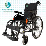 Silla de Traslado Agile Ultraligera 8.2 kg con Apoya Brazos | Sante y Confort