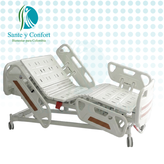 Cama Hospitalaria Eléctrica UCI 5 Funciones | Sante y Confort
