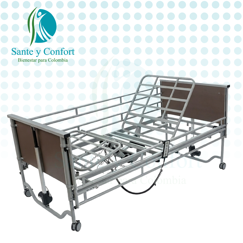 Cama hospitalaria eléctrica 5 funciones UCI | Sant y Confort