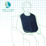 Babero para Adultos de Rizo Impermeable | Sante y Confort