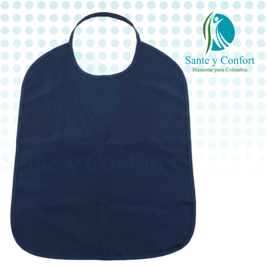 Babero para Adultos de Rizo Impermeable | Sante y Confort