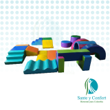 Gimnasio Infantil Modular 20 Piezas para Estimulación Motriz | Sante y Confort