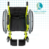 Silla de Ruedas Pediátrica KP9031 en Acero | Sante y Confort