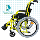 Silla de Ruedas Pediátrica KP9031 en Acero | Sante y Confort