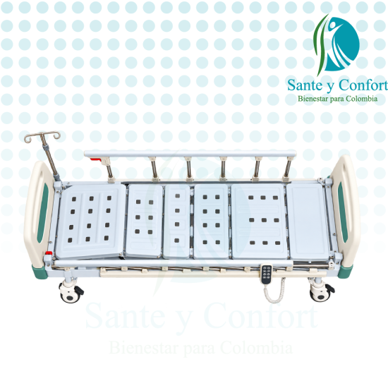 Cama Hospitalaria Eléctrica de 5 Movimientos | Sante y Confort
